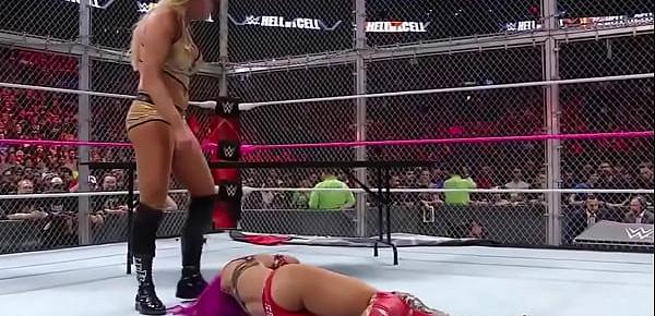  Sasha Banks Hot Ass WWE Hell in a cell 2016
